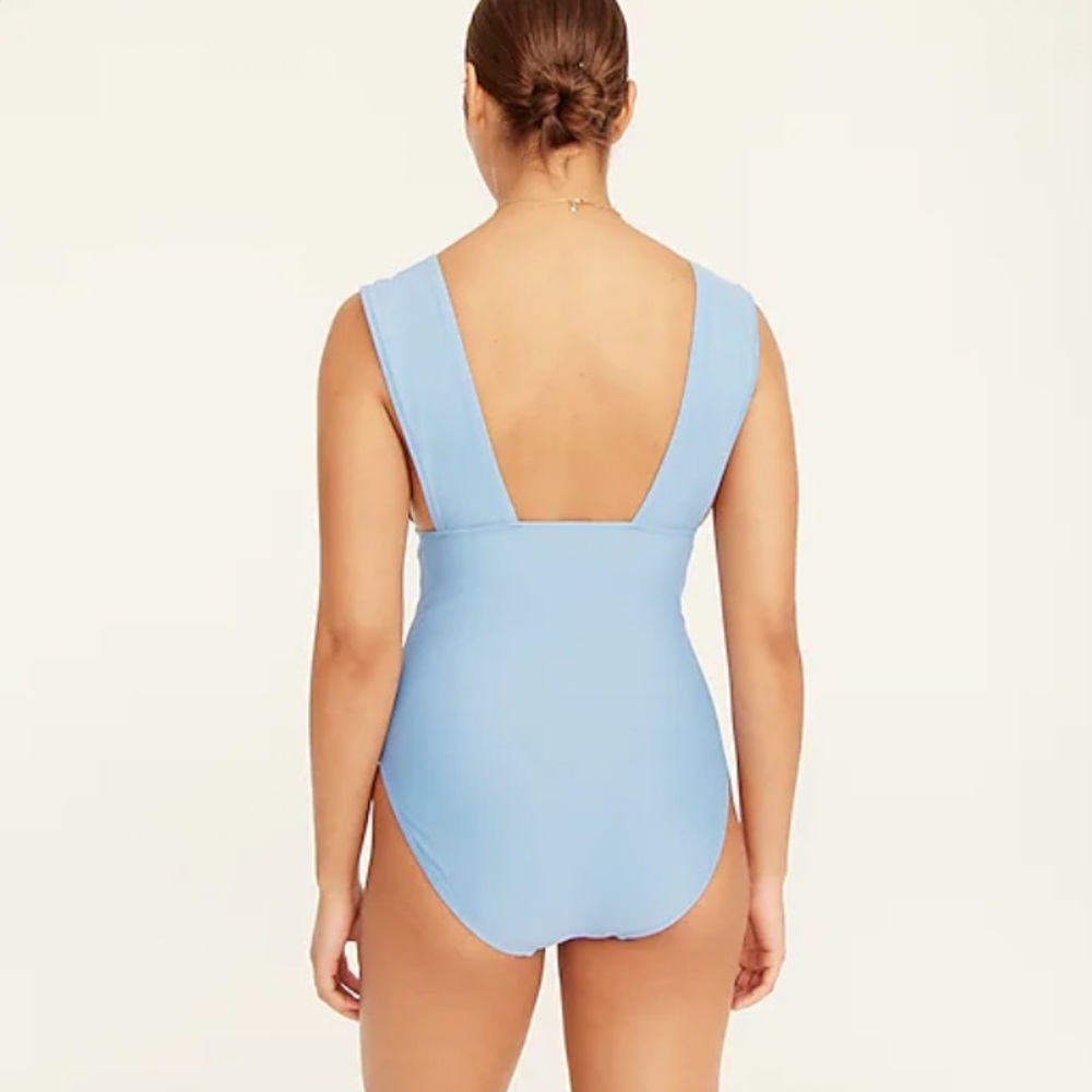NWT J.‎ Crew Plunge V-neck one-piece swimsuit - Picture 4 of 4